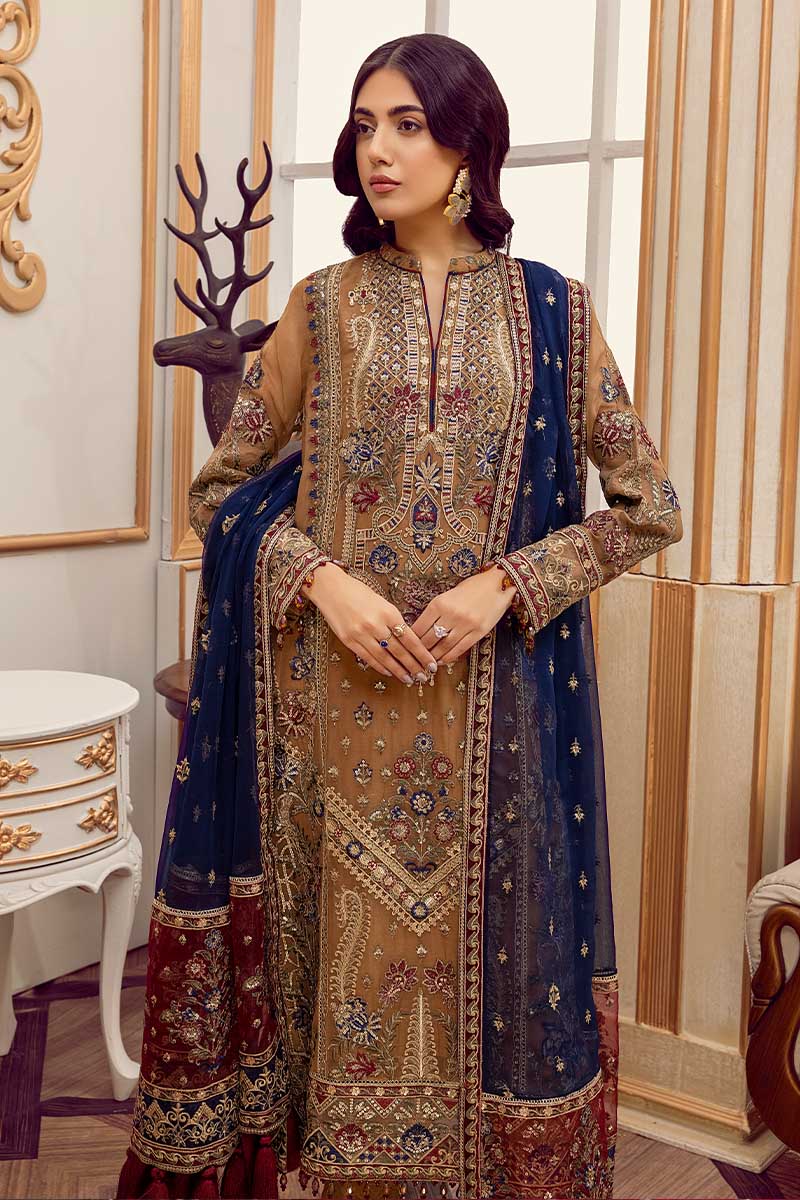 Festive Embroidered 3 Piece Suit